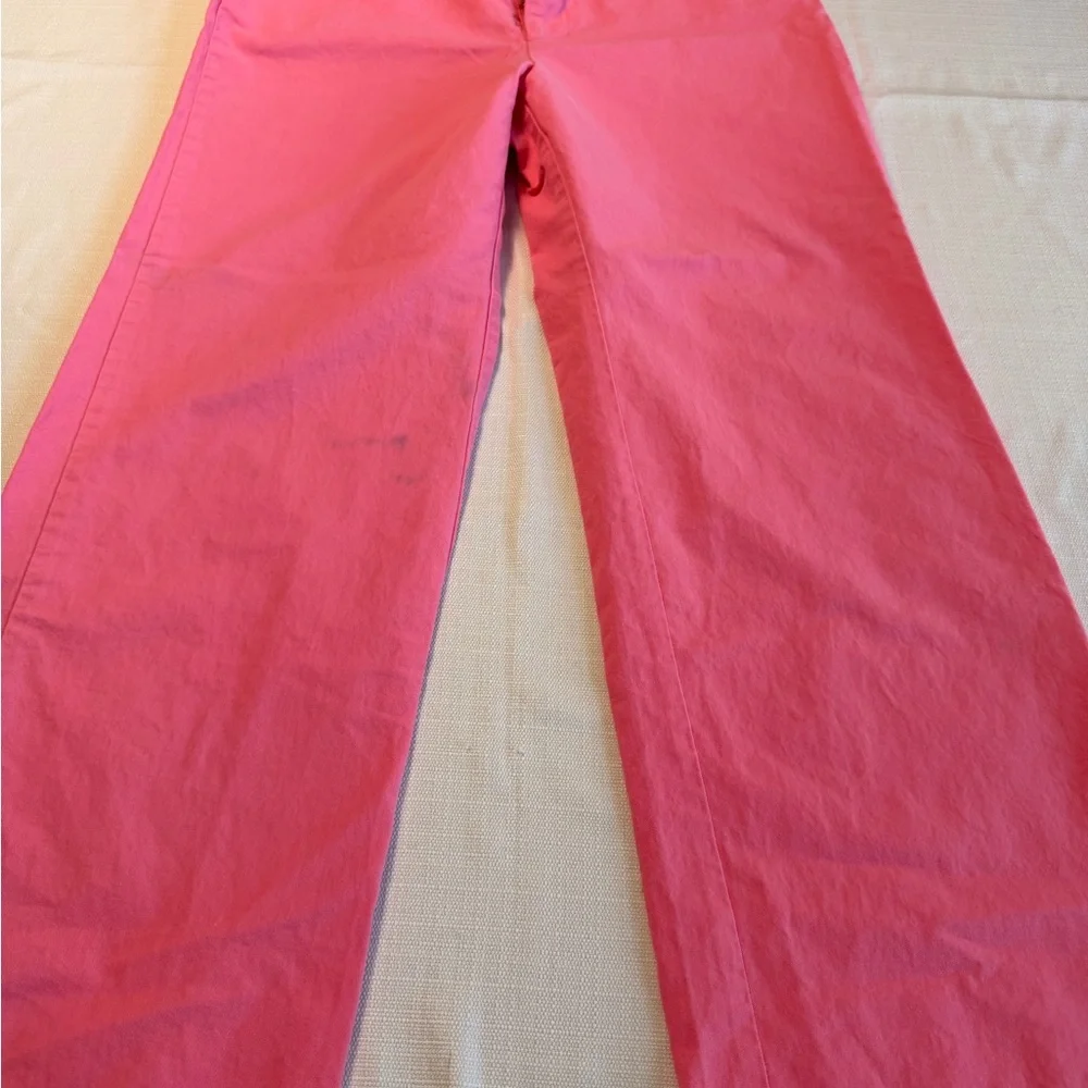 SHEIN High-Rise Straight Jeans in Bright Pink - Picture 2 of 11